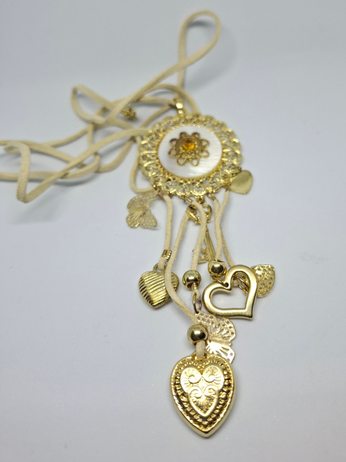 Kaklo papuošalas „Sapnų gaudyklė“