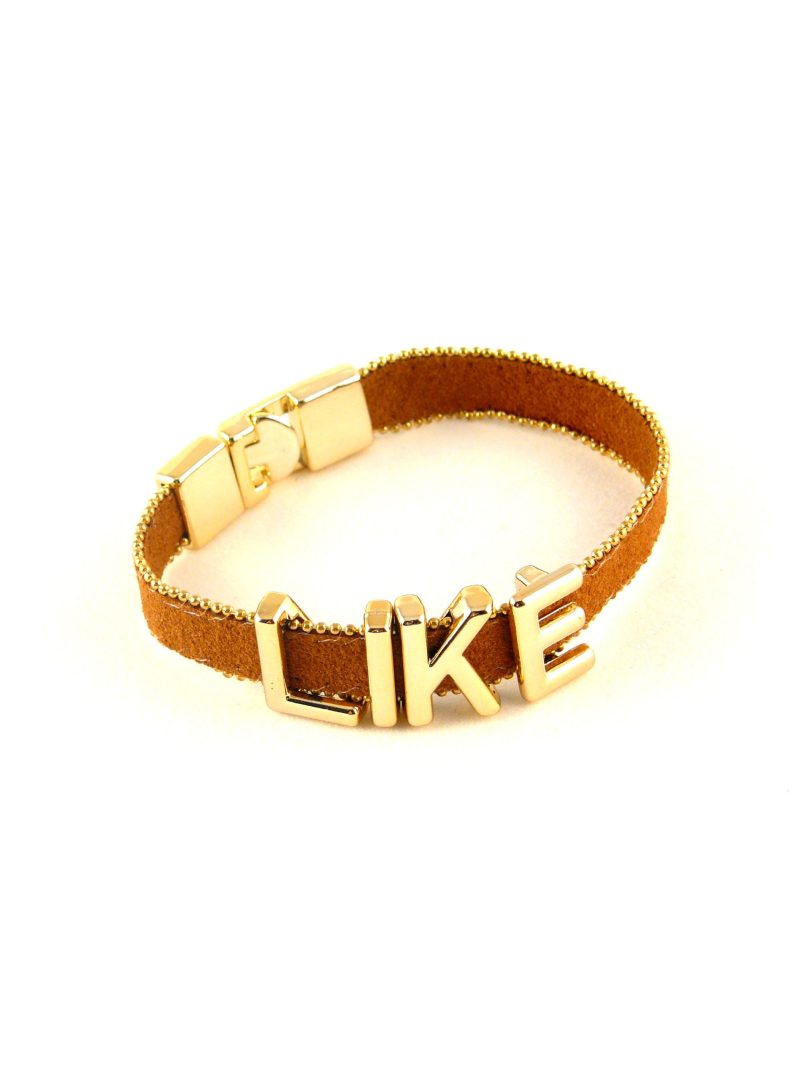 Ruda apyrankė "LIKE"