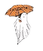 Ženkliukas „Vaiduoklis su skėčiu”