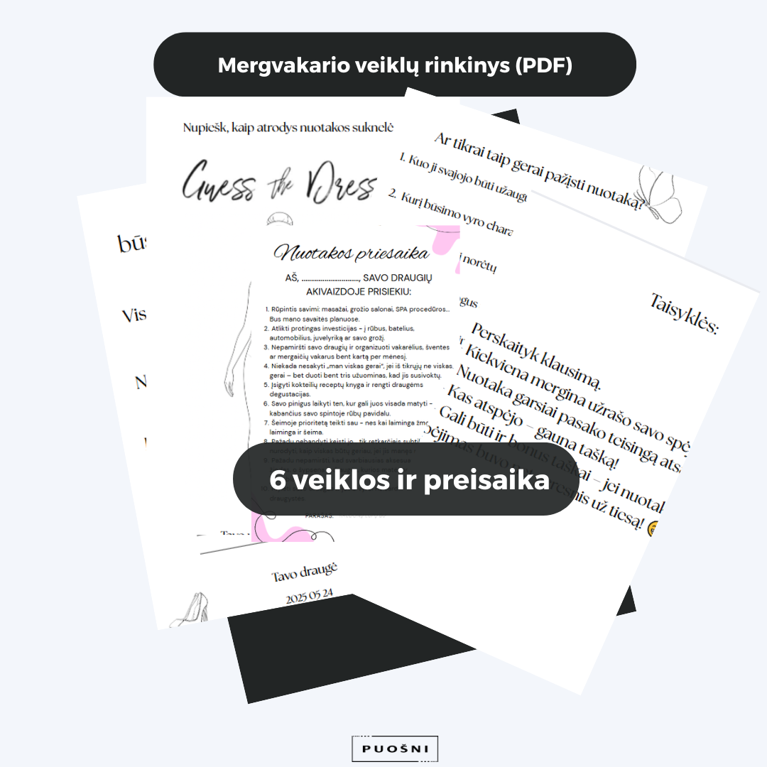 Mergvakario žaidimai (veiklos) ir priesaika